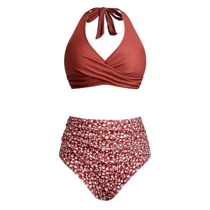 مایو دو تکه بیکینی کاپشه انگلیس کد CAA12C4E023JC