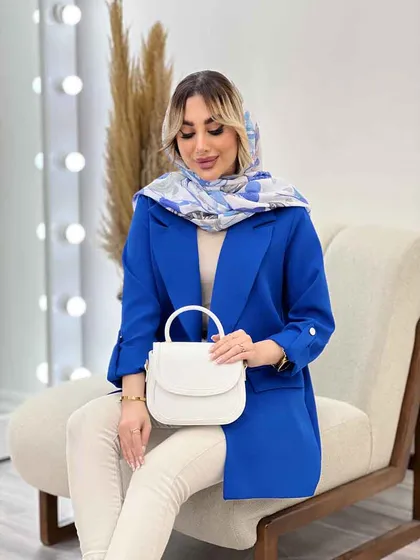 مانتو دو جیب آستین پاگن