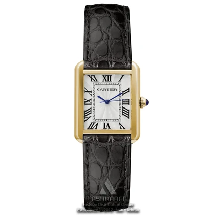 ساعت کارتیه بند چرمی Cartier Tank Solo GKW1