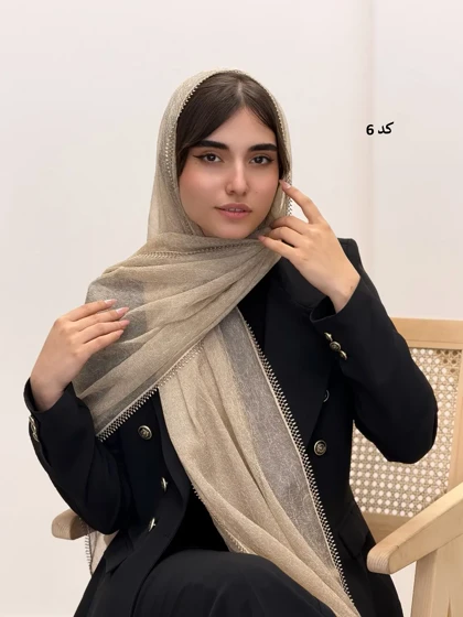4611-شال ابریشم تی تی