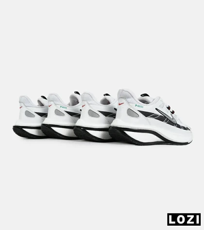 کفش کتانی مردانه و زنانه سفید طوسی نایک NIKE P-6000