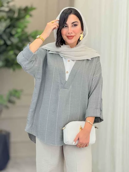 مانتو لمه ترکیبی یاسمن