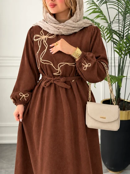 پیراهن مخمل آیسو 953