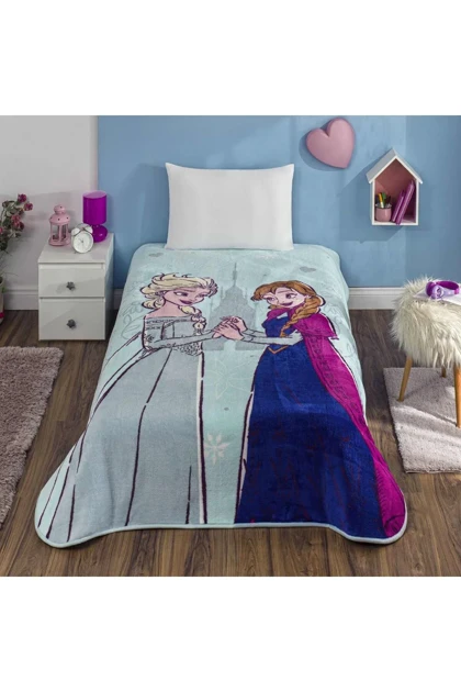 پتو یک نفره Taç مدل Disney Frozen United پلی‌استر - چندرنگ