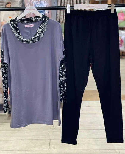 ست راحتی سایز بزرگ زنانه سکسن کد66680