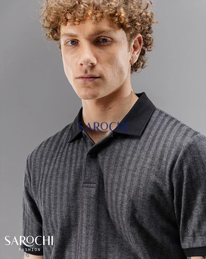 کت تک کژوال پارچه مورب مشکی