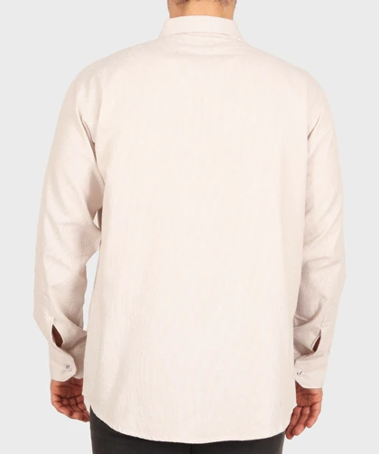 پیراهن مردانه آستین بلند بافت کبریتی 0251