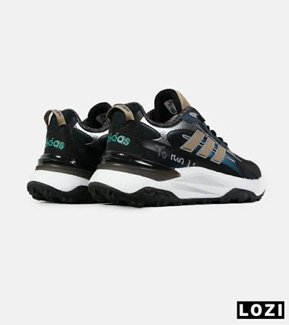 کفش کتانی مردانه و زنانه مشکی سرمه ای Adidas More Than Speed مدل 7553