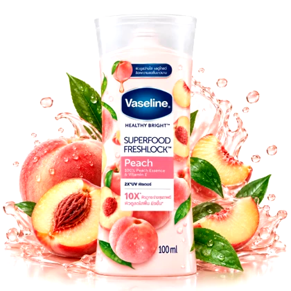 لوسیون بدن هلو وازلین Vaseline Superfood میل100