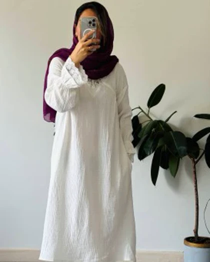 پیراهن مانتویی ترمه