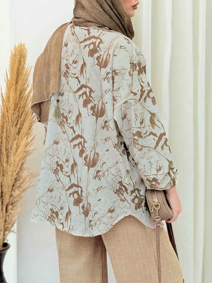 مانتو طرح دار آنیا