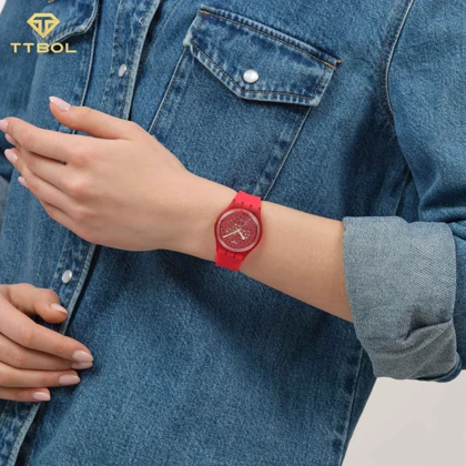 ساعت مچی سواچ SWATCH LOVE IN SCARLET SO28Z122