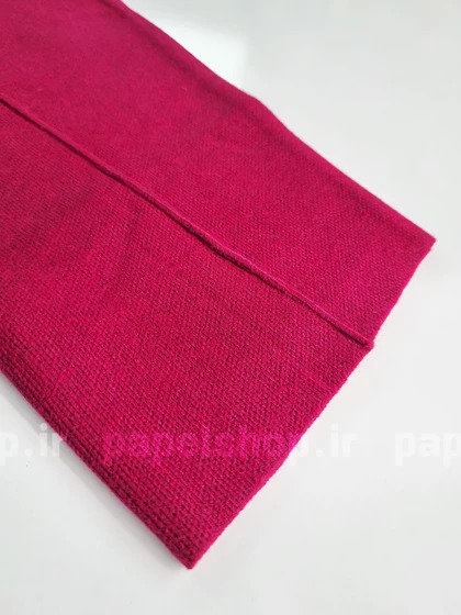 شلوار بافت سرخابی کمرکش