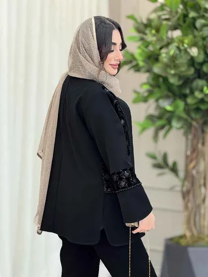 مانتو مروارید دوزی شهرزاد