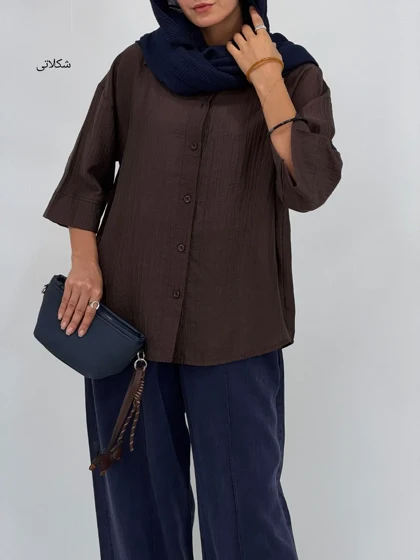 تونیک مانتویی پری بنفشه