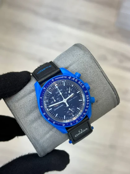 ساعت مچی امگا سواچ مدل ماموریت به نپتون سرمه ای