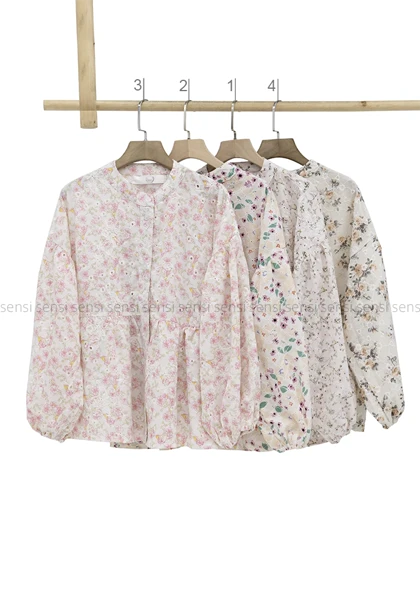 شومیز لینن ایتالیایی خامه دوزی کد1002770