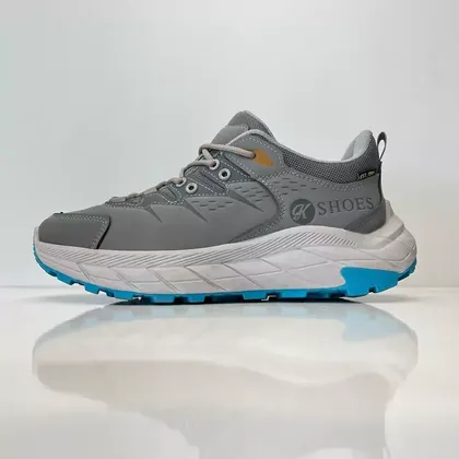 کفش مردانه kshoes طرح هوکا ضدآب طوسی