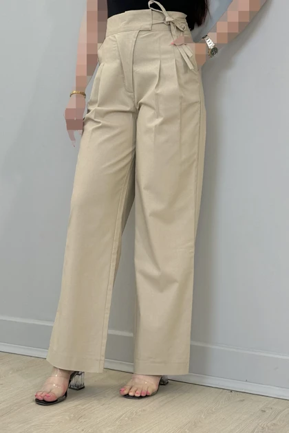 شلوار لینن نچرال