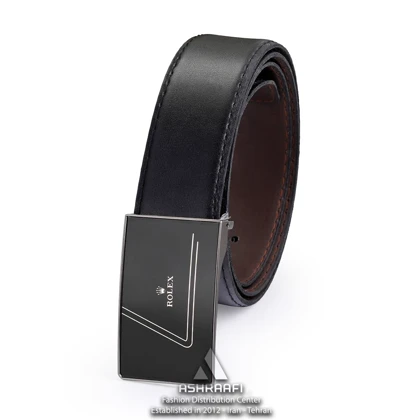 کمربند چرم ریلی Rolex Leather Ratchet Belt BL30