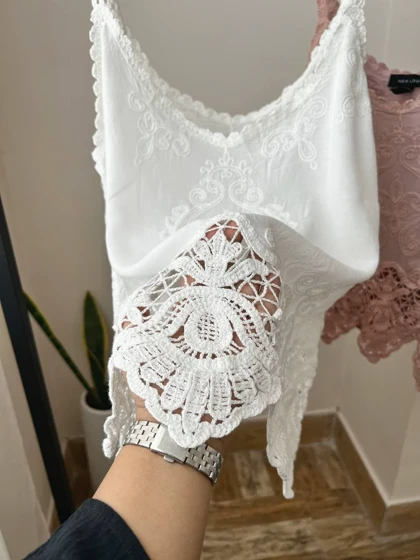 تاپ گلدوزی شده کد 1781