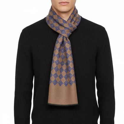 شال گردن موهر طرح لینا