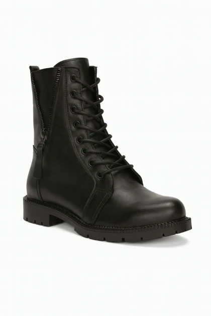 نیم بوت چرم بندی لژ دار / پپرونی...