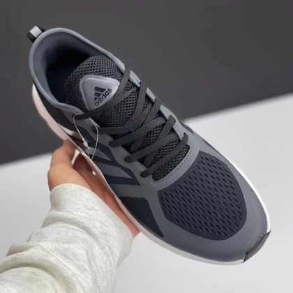 آدیداس کلودفوم مشکی طوسی Adidas Cloudfoam Black Grey
