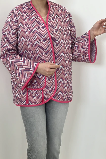 کت ژاکارد جناقی