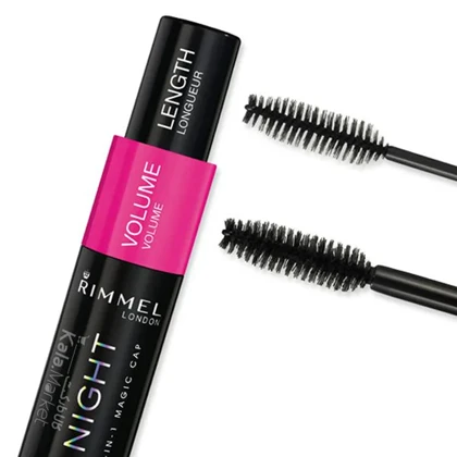 ریمل حجم‌دهنده و بلندکننده ریمیل لندن (Rimmel London) مدل Glam'Eyes Day 2 Night حجم 9.5 میلی‌لیتر