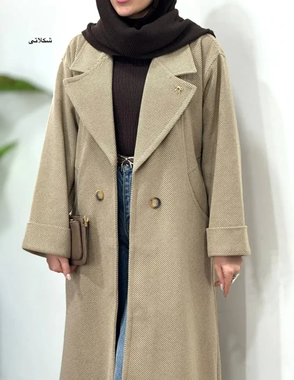 پالتو فوتر بلند آستردار ماهرخ