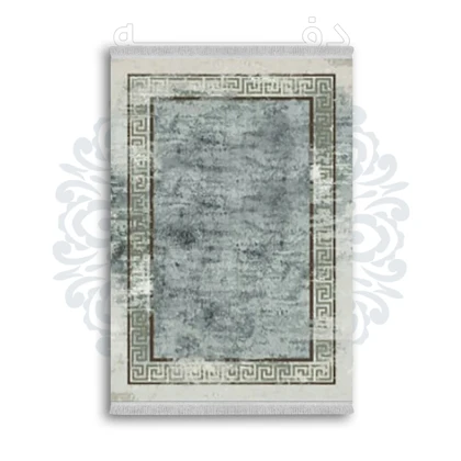 *جدید* فرشینه از جنس پارچه شانل مخمل ترک طرح فانتزی برند دفه کد 1754
