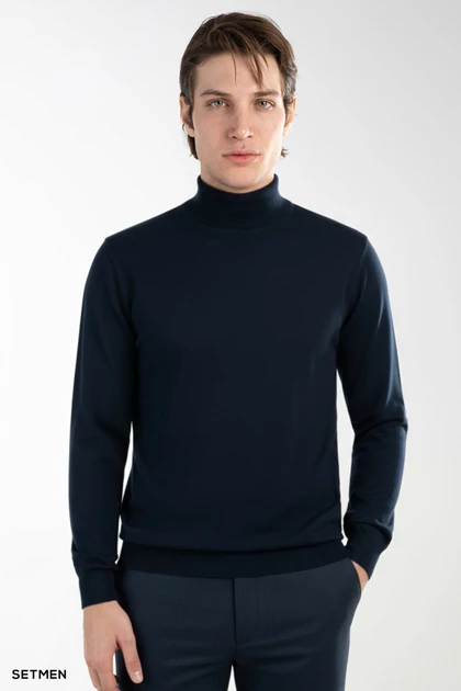 بافت مردانه یقه اسکی