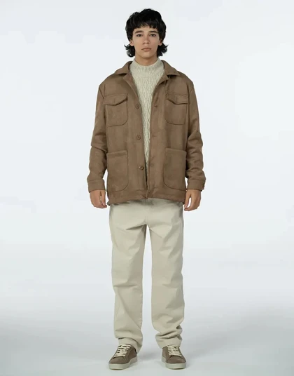 سوییت دو جیب نیم آستر