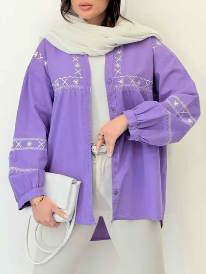 شومیز گلدوزی آدلیا