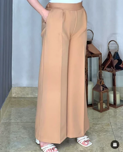 شلوار بگ کرپ کد 30136