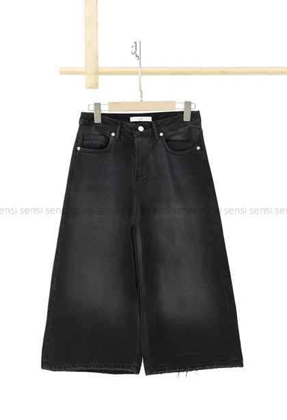 شلوارک جین واید فول بگ کد1004238