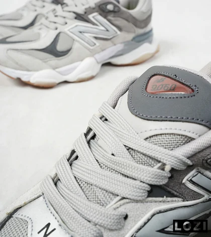 کفش کتانی تمام طوسی زیر سفید NEW BALANCE 9060