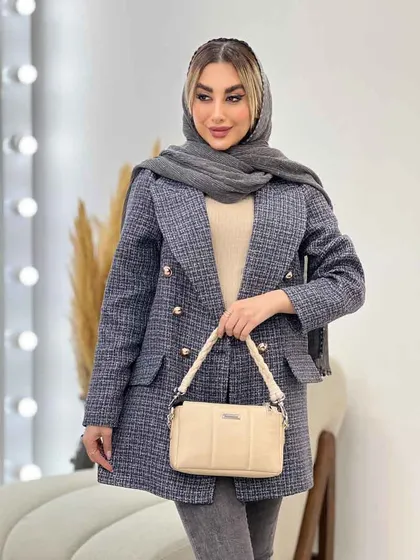 مانتو شنل شش دکمه