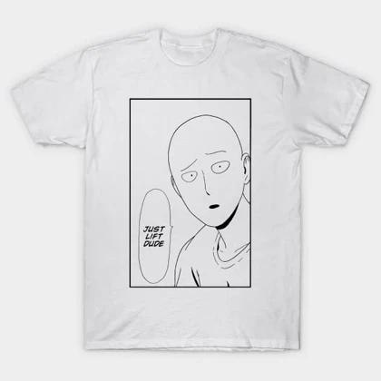 تیشرت مرد تک مشتی | تیشرت One Punch Man طرح Gym Dude کد 133129