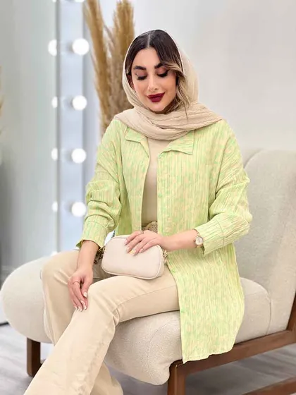 شومیز طرح دار ملودی