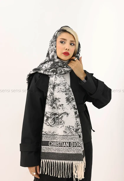 شال فوتر موهری dior وارداتی کد1004837