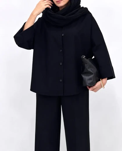 تونیک باکسی لینن گردو