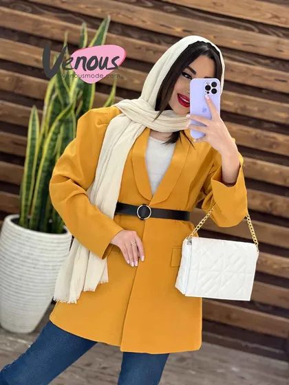 مانتو مازراتی سرشونه چین
