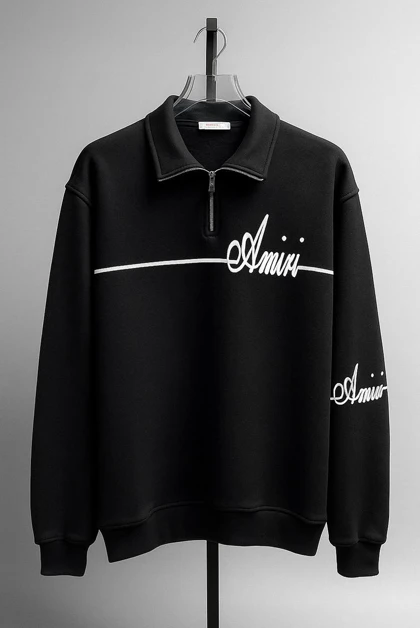 دورس مردانه نیم زیپ چاپی