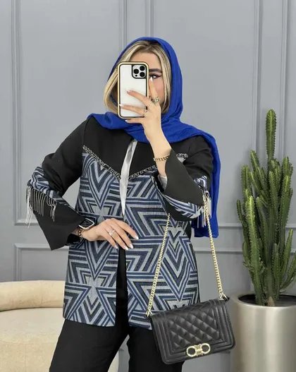 کت مزونی زنجیر دار(89)کد3558