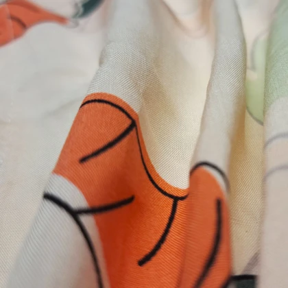 ست پیراهن و شلوار دخترانه مدل هاوایی هویجی کد 2013