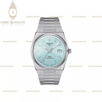 ساعت مچی تیسو پیاریکس صفحه آبی طرحدار Tissot PRX