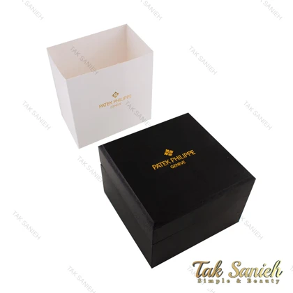 Patek فیلیپ مردانه سیلور صفحه سرمه ای Patek-8046-G