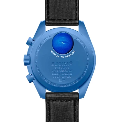 ساعت امگا سواچ نپتون سرمه ای Omega Swatch to Neptune
